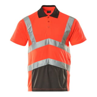 MASCOT® Polo-shirt Anadia 2XL hi-vis rot/dunkelanthrazit