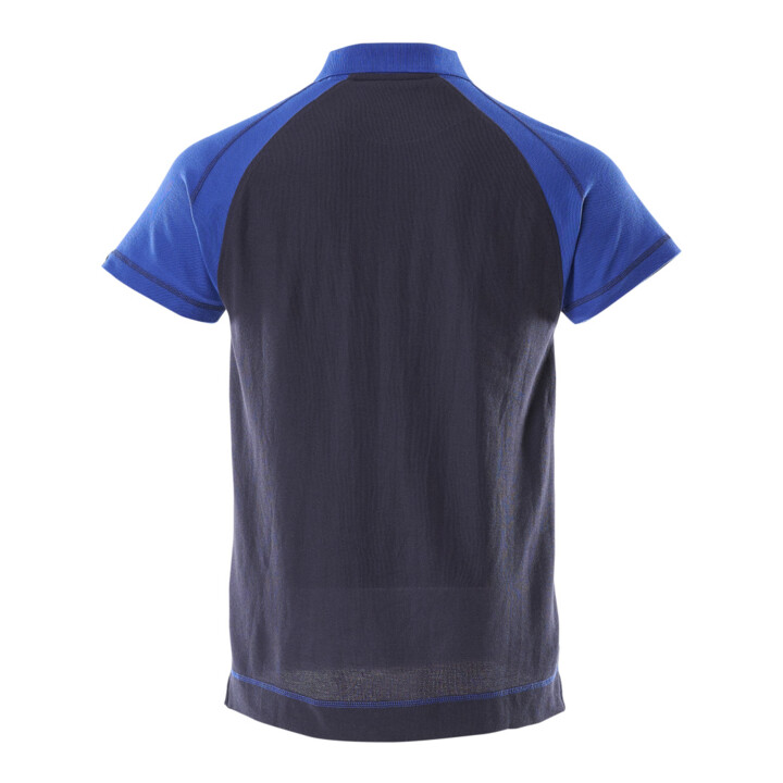 MASCOT® Polo-shirt Bianco Größe L marine/kornblau