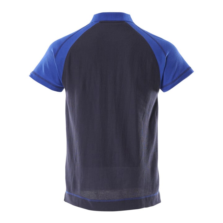 MASCOT® Polo-shirt Bianco Größe M marine/kornblau
