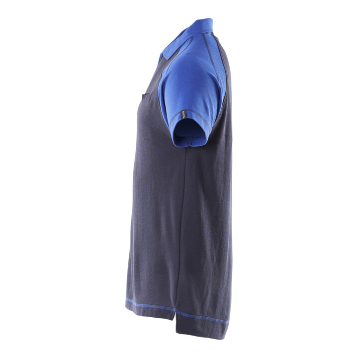 MASCOT® Polo-shirt Bianco Größe S marine/kornblau