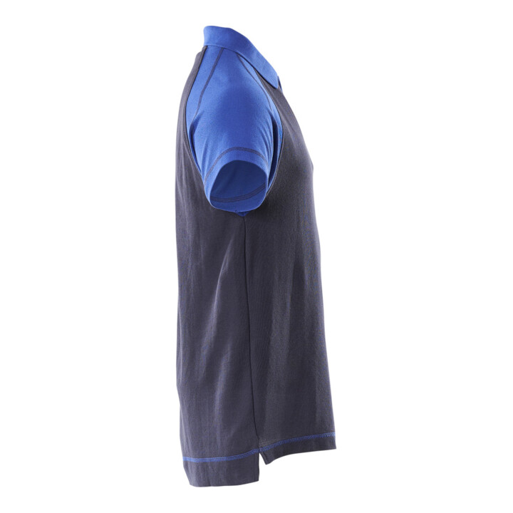 MASCOT® Polo-shirt Bianco Größe S marine/kornblau