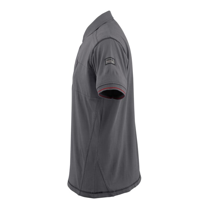 MASCOT® Polo-shirt Kreta Größe S hellanthrazit