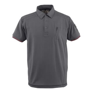 MASCOT® Polo-shirt Kreta Größe XL hellanthrazit