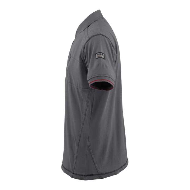 MASCOT® Polo-shirt Kreta Größe XL hellanthrazit