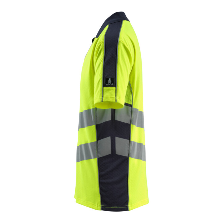 MASCOT® Polo-shirt Murton Größe M hi-vis gelb/schwarzblau