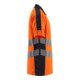 MASCOT® Polo-shirt Murton Größe M hi-vis orange/schwarzblau