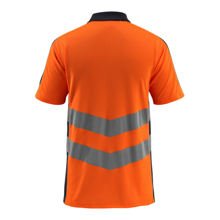 MASCOT® Polo-shirt Murton Größe S hi-vis orange/schwarzblau