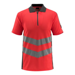 MASCOT® Polo-shirt Murton hi-vis rot/dunkelanthrazit Gr. S