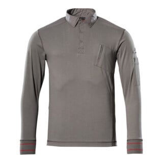 MASCOT® Polo-sweatshirt Ios Größe S hellanthrazit