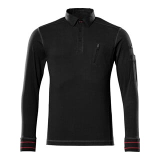MASCOT® Polo-Sweatshirt Ios schwarz Größe S