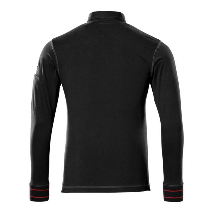 MASCOT® Polo-Sweatshirt Ios schwarz Größe S