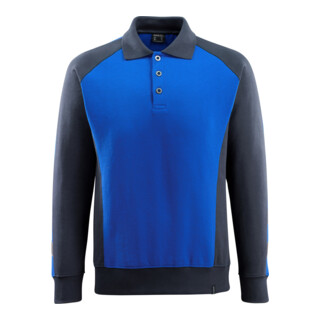 MASCOT® Polo-sweatshirt Magdeburg 4XL kornblau/schwarzblau