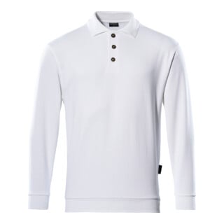 MASCOT® Polo-sweatshirt Trinidad Gr. 2XL weiss