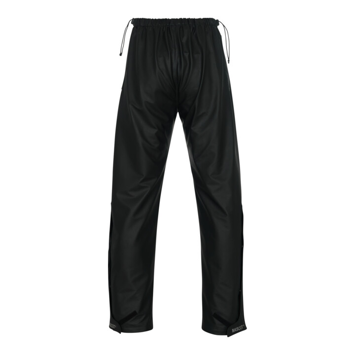 MASCOT® Regenhose Laguna Größe L schwarz wind- und wasserdicht