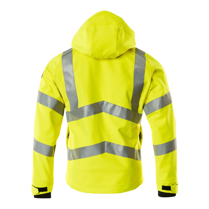 MASCOT® Soft Shell Jacke Blackpool hi-vis gelb Gr. XL