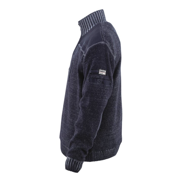 MASCOT® Strickpullover Naxos Größe M blaugrau