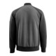 MASCOT® Sweatshirt Amberg mit Reißverschluss 4XL dunkelanthrazit/schwarz