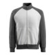 MASCOT® Sweatshirt Amberg mit Reißverschluss Größe M weiss/dunkelanthrazit