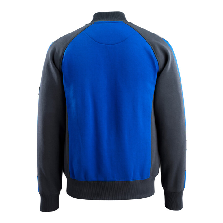MASCOT® Sweatshirt Amberg mit Reißverschluss kornblau/schwarzblau Größe M