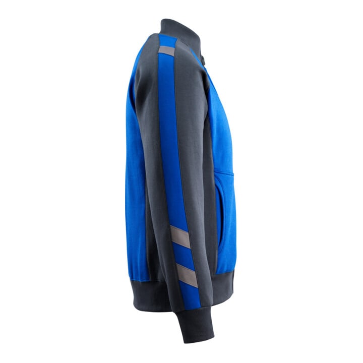MASCOT® Sweatshirt Amberg mit Reißverschluss kornblau/schwarzblau Größe M