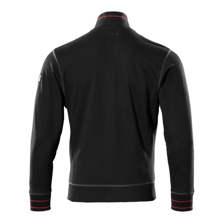 MASCOT® Sweatshirt Chania mit Reißverschluss 4XL schwarz
