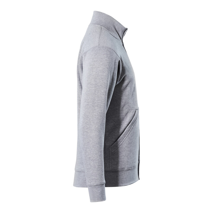 MASCOT® Sweatshirt Lavit mit Reißverschluss grau-meliert Gr. L
