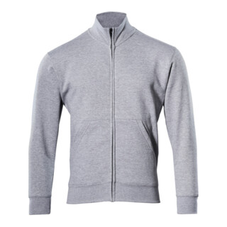 MASCOT® Sweatshirt Lavit mit Reißverschluss grau-meliert Gr. XS