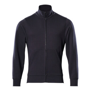MASCOT® Sweatshirt Lavit mit Reißverschluss Größe M schwarzblau