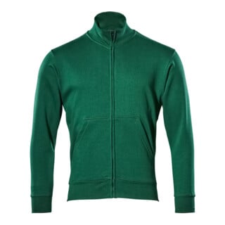 MASCOT® Sweatshirt Lavit mit Reißverschluss grün Gr. S