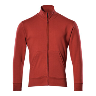 MASCOT® Sweatshirt Lavit mit Reißverschluss rot Gr. XL