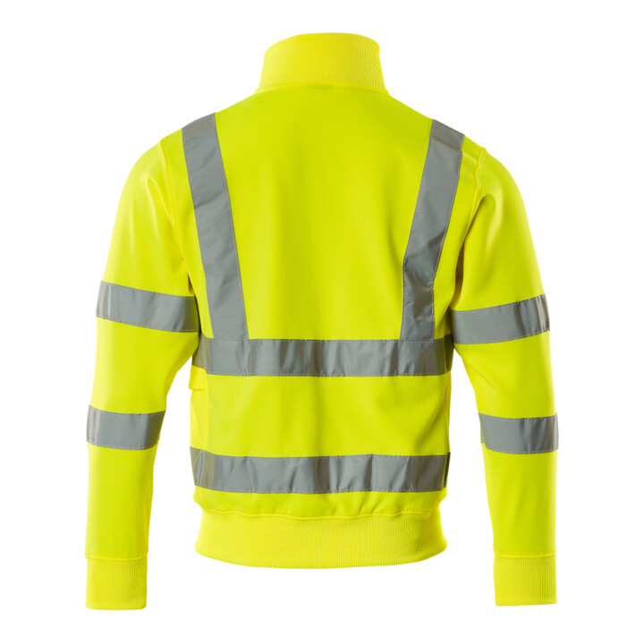 MASCOT® Sweatshirt Maringa mit Reißverschluss hi-vis gelb Gr. XL