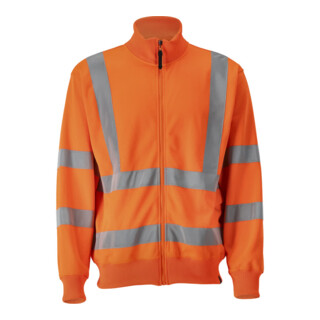 MASCOT® Sweatshirt Maringa mit Reißverschluss hi-vis orange Gr. XL