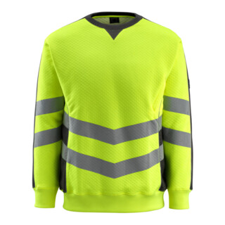 MASCOT® Sweatshirt Wigton 2XL hi-vis gelb/schwarz