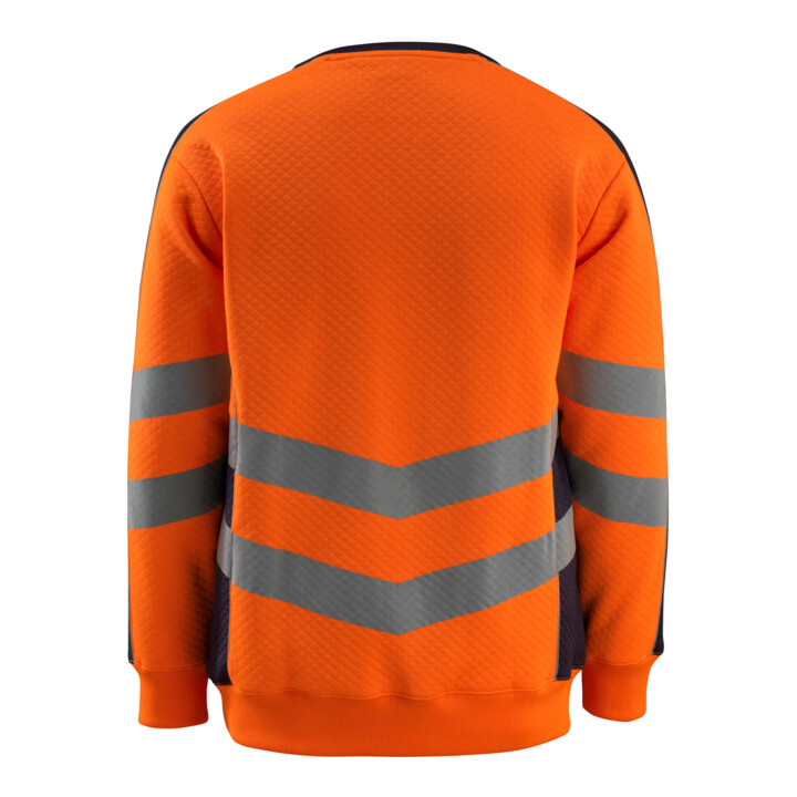 MASCOT® Sweatshirt Wigton 3XL hi-vis orange schwarzblau