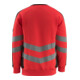 MASCOT® Sweatshirt Wigton 5XL hi-vis rot/dunkelanthrazit