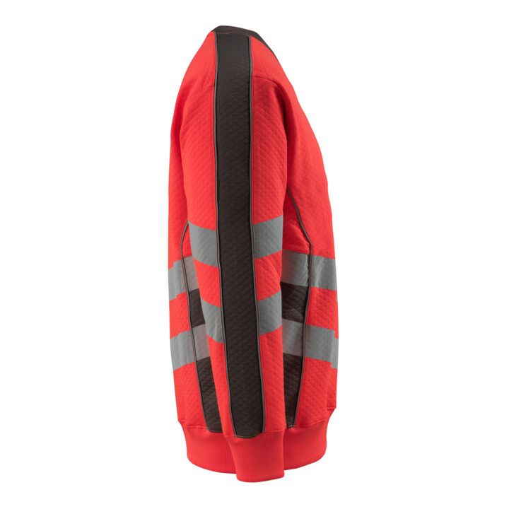 MASCOT® Sweatshirt Wigton 5XL hi-vis rot/dunkelanthrazit