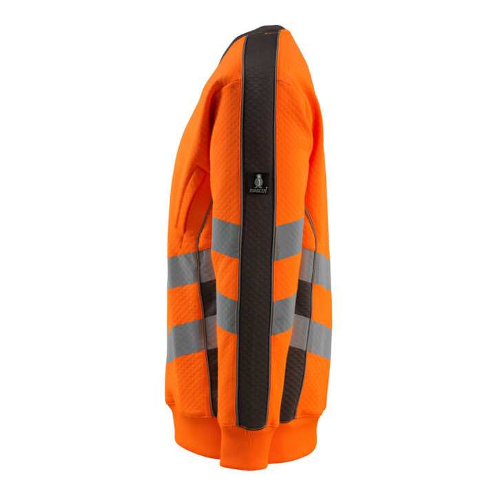 MASCOT® Sweatshirt Wigton Größe L hi-vis orange/dunkelanthrazit