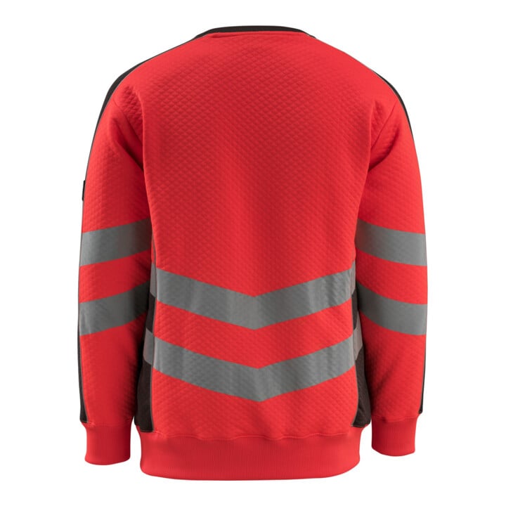 MASCOT® Sweatshirt Wigton Größe L hi-vis rot/dunkelanthrazit
