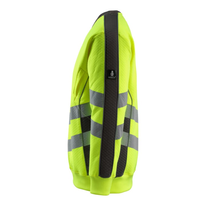 MASCOT® Sweatshirt Wigton Größe S hi-vis gelb/dunkelanthrazit