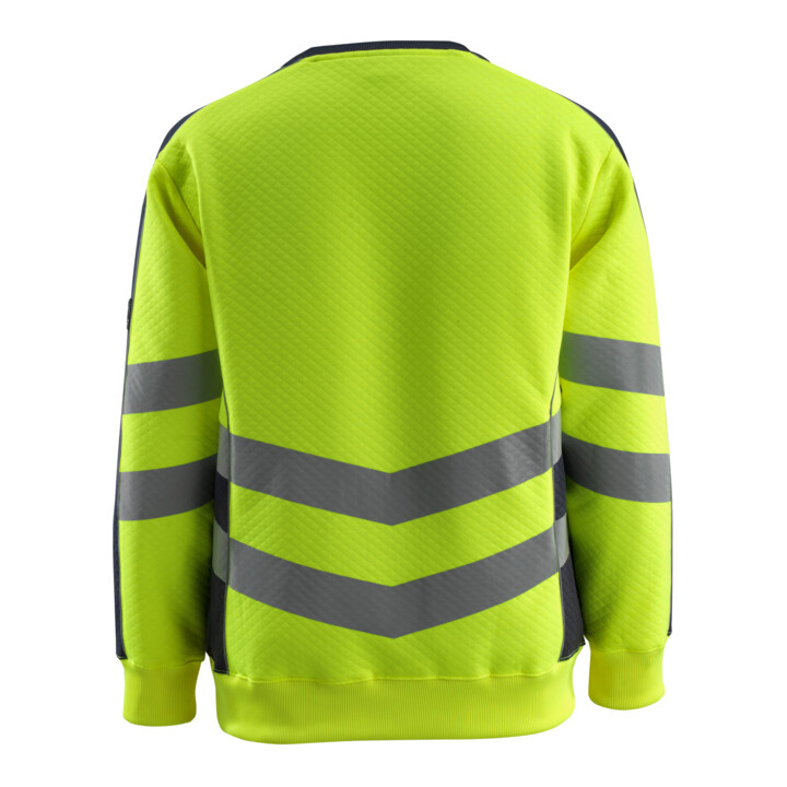 MASCOT® Sweatshirt Wigton Größe XL hi-vis gelb schwarzblau