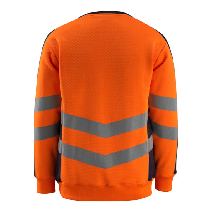 MASCOT® Sweatshirt Wigton Größe XL hi-vis orange/schwarzblau