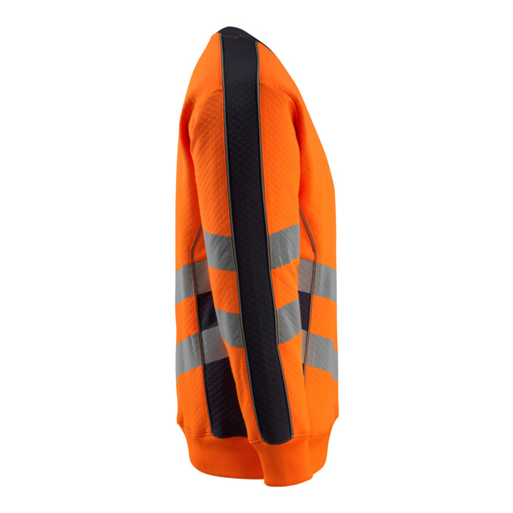 MASCOT® Sweatshirt Wigton Größe XL hi-vis orange/schwarzblau