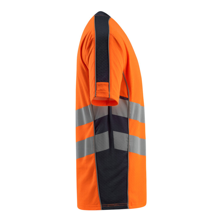MASCOT® T-shirt Sandwell Größe L hi-vis orange/schwarzblau