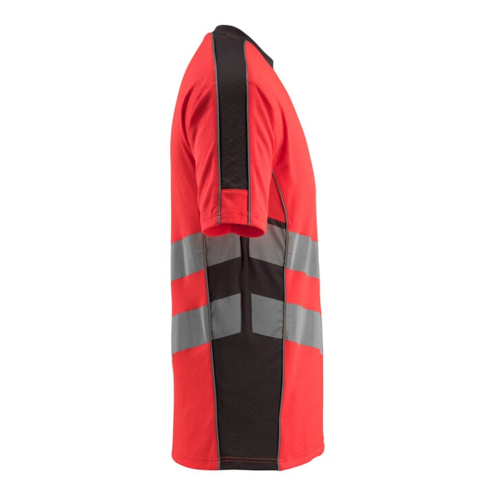 MASCOT® T-shirt Sandwell Größe L hi-vis rot/dunkelanthrazit