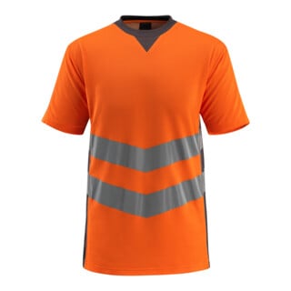 MASCOT® T-shirt Sandwell Größe S hi-vis orange/dunkelanthrazit