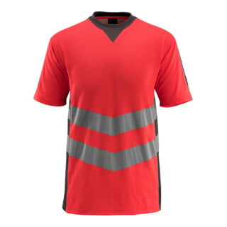MASCOT® T-shirt Sandwell hi-vis rot/dunkelanthrazit Gr. S