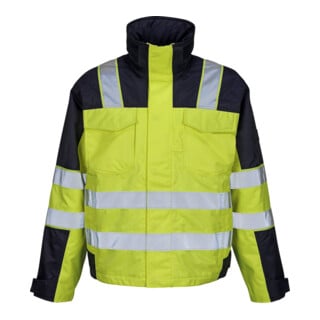 MASCOT® Winterjacke Genova L hi-vis gelb/marine
