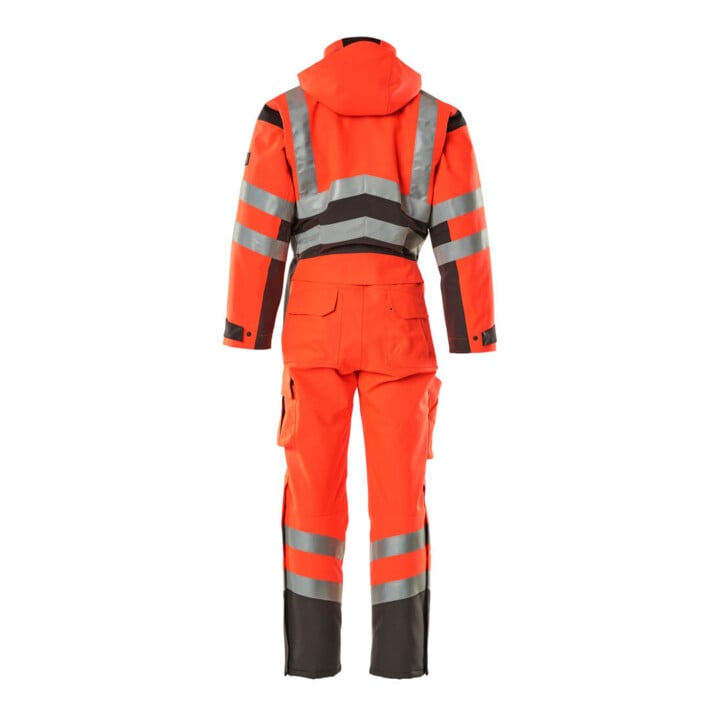 MASCOT® Winterkombination Safara 3XL hi-vis rot/dunkelanthrazit