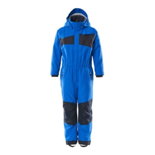Mascot Schneeanzug Kinder Größe 128 azurblau schwarzblau