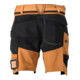 Mascot Shorts 24C58 Stretch geringes Gewicht nussbraun schwarz